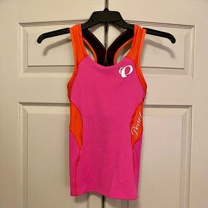 Pearl Izumi Elite Cycling Tank Orange & Black